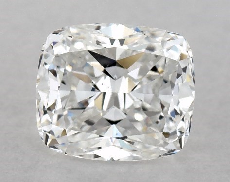 GIA 1.00 Carat F-VS2 Very Good Cut Cushion Modified Diamond